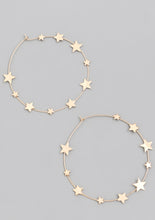 Load image into Gallery viewer, Dreamy Star  High Style Hoops