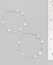 Load image into Gallery viewer, Dreamy Star  High Style Hoops