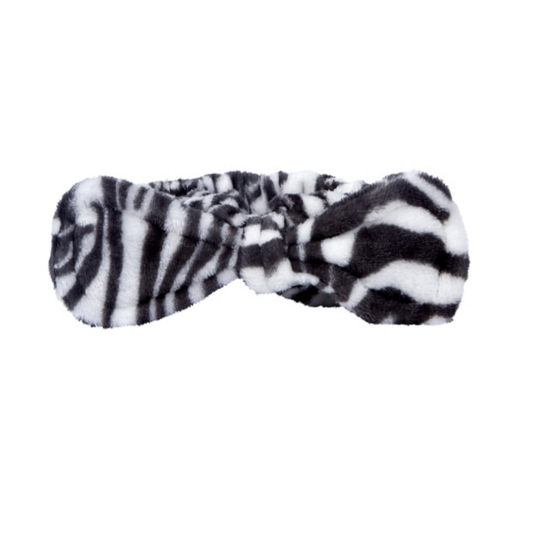 Add On: Zebra Plush Spa Headband
